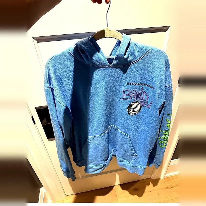 Chrome Hearts Matty Boy 'Brand New' Hoodie — Light Blue