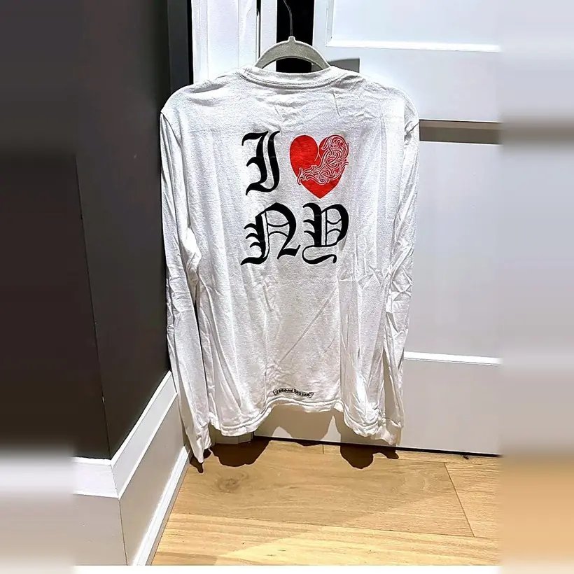 Chrome Hearts 'I ♥ NY' Long Sleeve — White