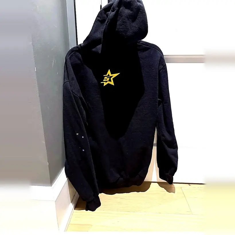 Sp5der Web Hoodie — Black/Pink