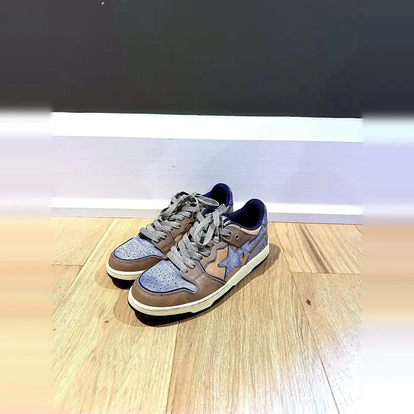 BAPE STA 'Sk8' — Brown/Blue