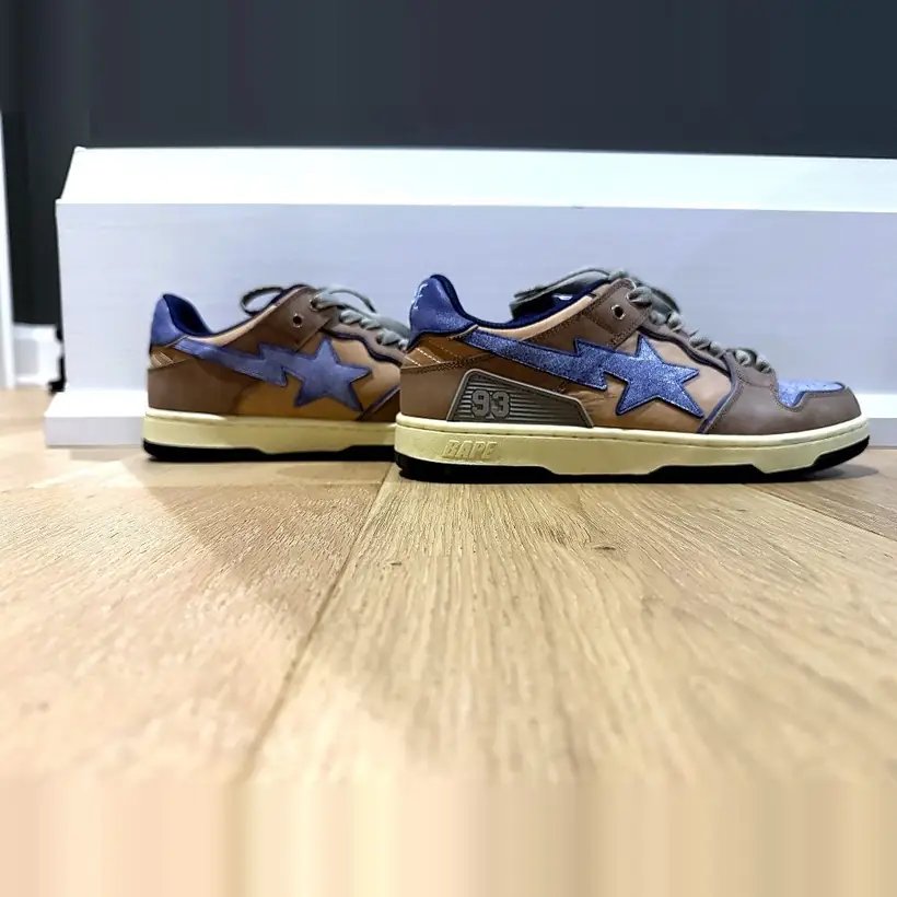 BAPE STA 'Sk8' — Brown/Blue
