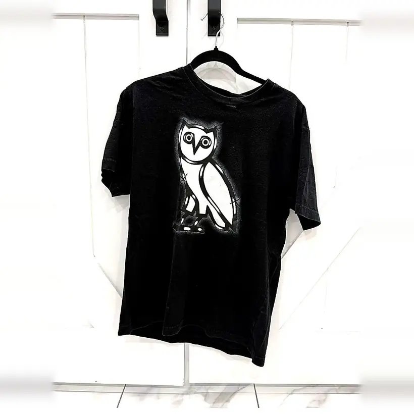 OVO Owl Logo Tee — Black