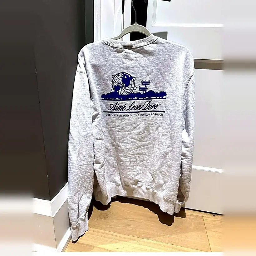 Aimé Leon Dore Unisphere Crewneck — Grey