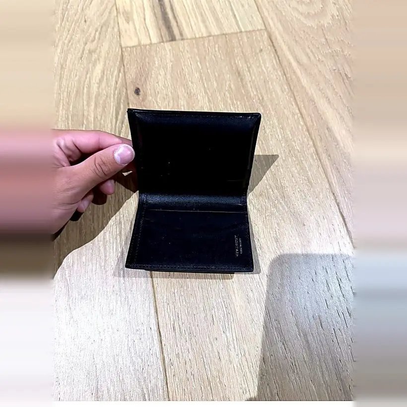 Givenchy Leather Card Holder — Black