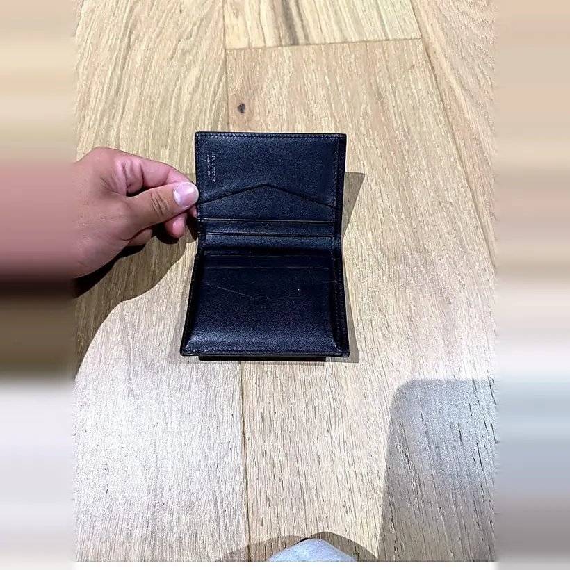 Givenchy Leather Card Holder — Black