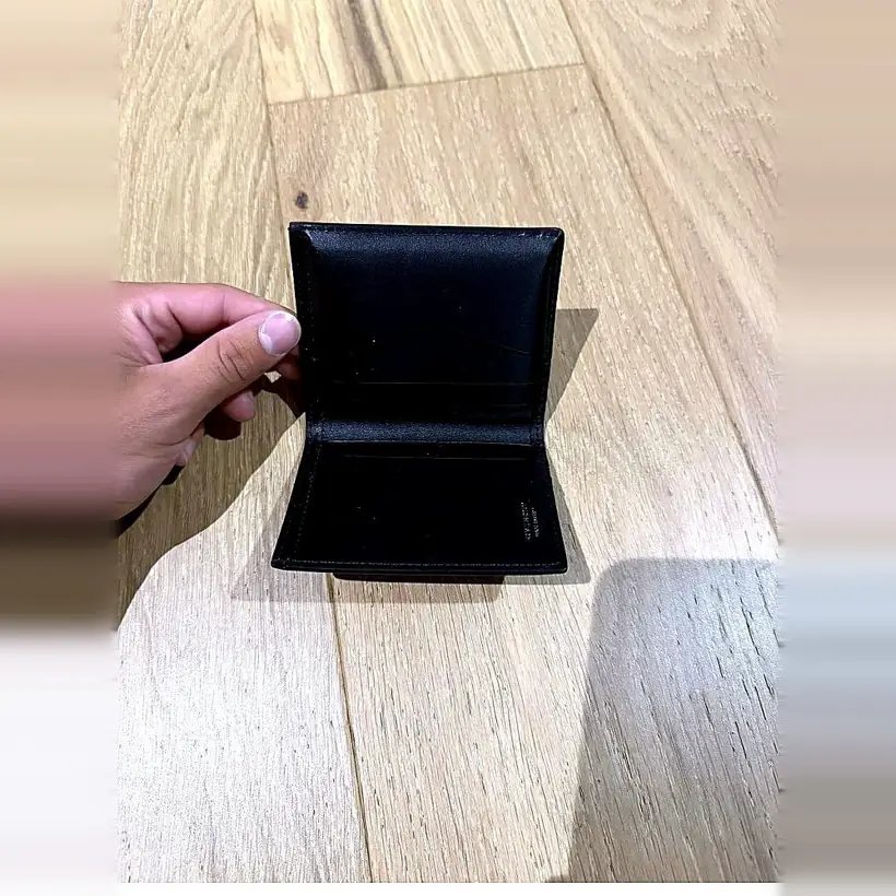 Givenchy Leather Card Holder — Black