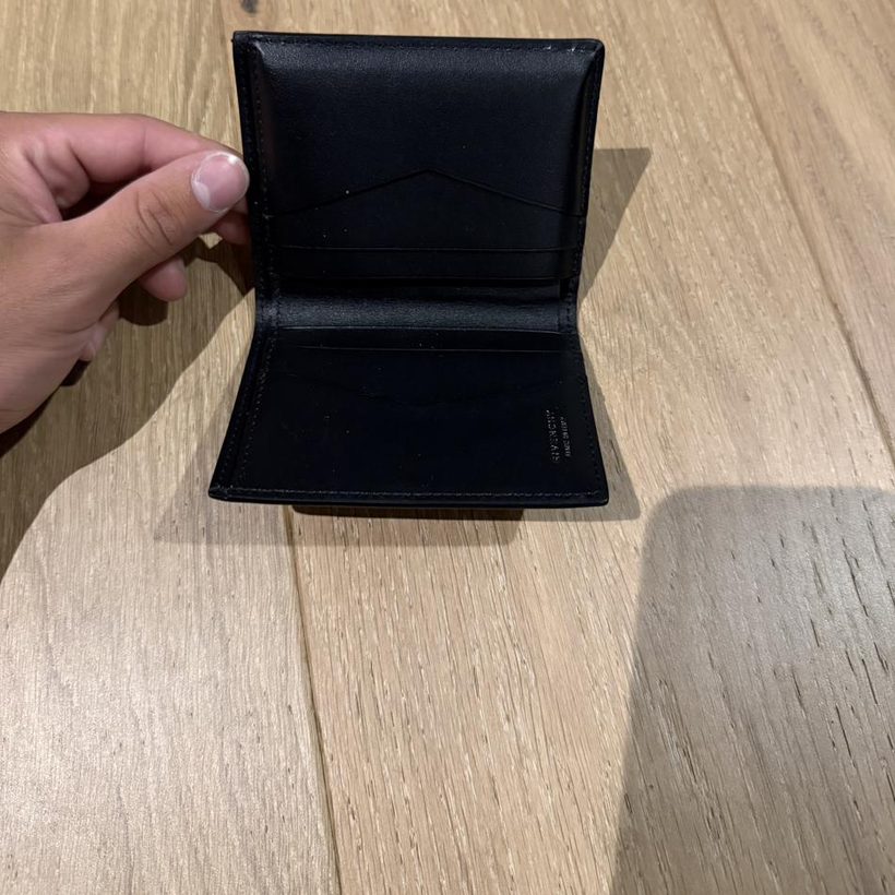 Givenchy Leather Card Holder — Black