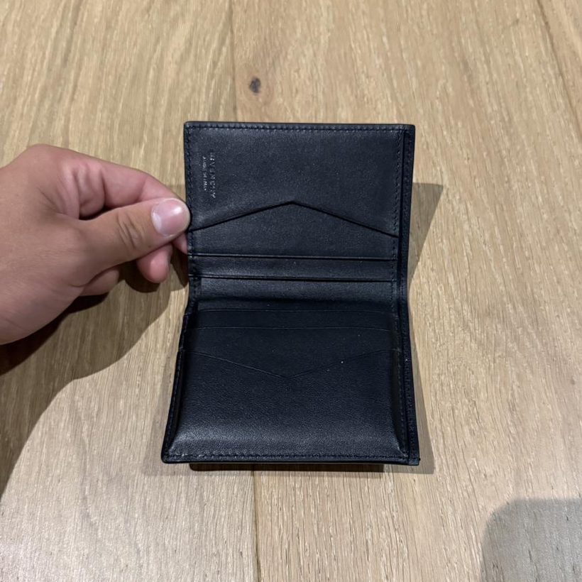 Givenchy Leather Card Holder — Black